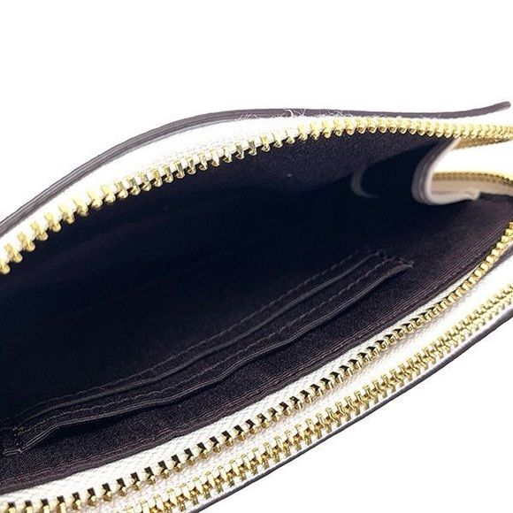 Coach Signature Beige Wristlet - Picture 4 of 7